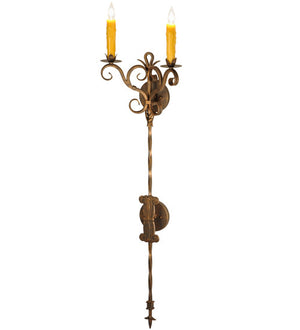 2nd Avenue - 04.1077.2.48H - Two Light Wall Sconce - Palmira - Gilded Tobacco