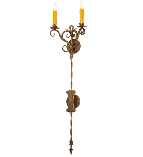 2nd Avenue - 04.1077.2.48H - Two Light Wall Sconce - Palmira - Gilded Tobacco