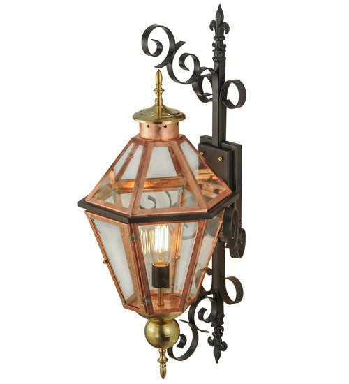 2nd Avenue - 48259-481 - One Light Wall Sconce - Millesime - Copper And Raw Brass