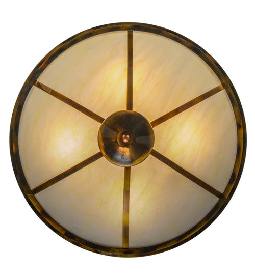 2nd Avenue - 221475-3 - Four Light Semi Flush Mount - Commerce - Light Burnished Transparent Gold