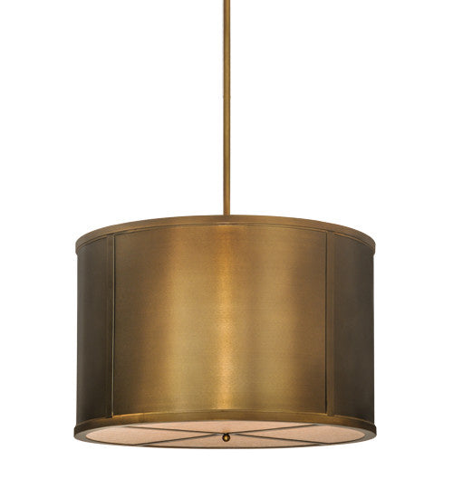 2nd Avenue - 30203-56 - Eight Light Pendant - Drum - Antique Copper