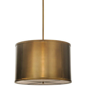 2nd Avenue - 30203-56 - Eight Light Pendant - Drum - Antique Copper