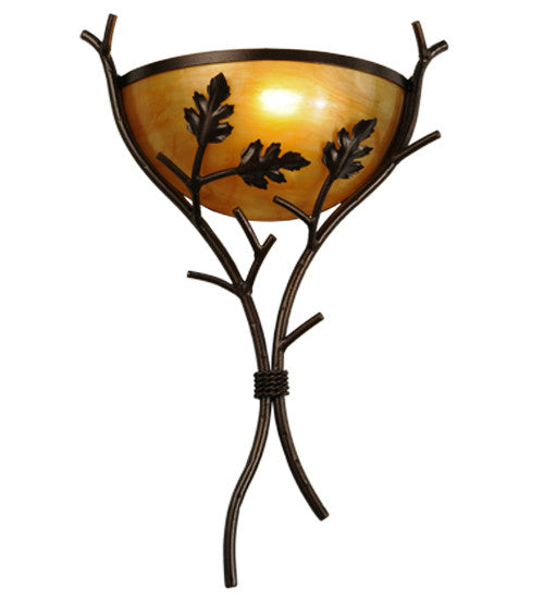 2nd Avenue - S18327-25 - One Light Wall Sconce - Oak Branch - Copper Vein