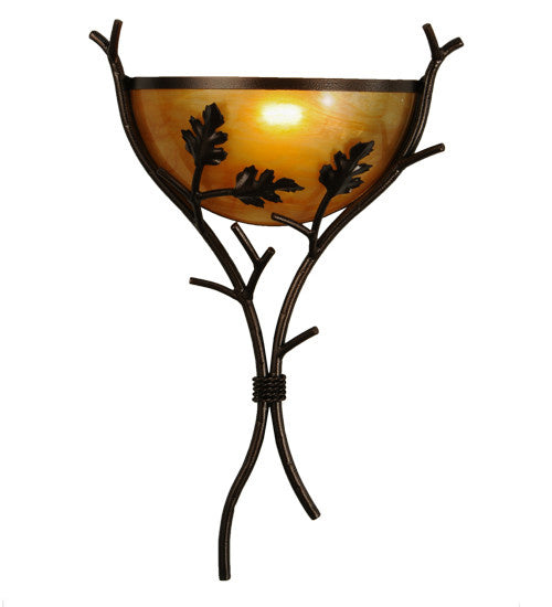 2nd Avenue - S18327-25 - One Light Wall Sconce - Oak Branch - Copper Vein