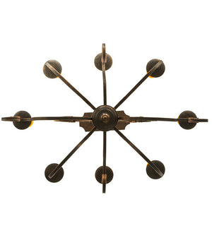 2nd Avenue - 01.0731.36.OVAL.GT - Eight Light Chandelier - Clifton - Gilded Tobacco