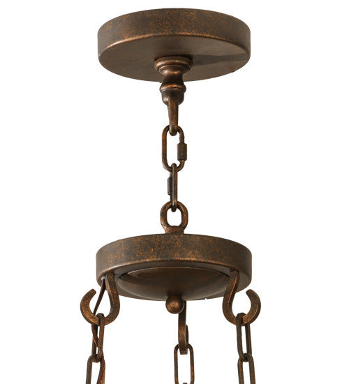 2nd Avenue - 210185-1.NH - Nine Light Chandelier - Newcastle - Gilded Tobacco