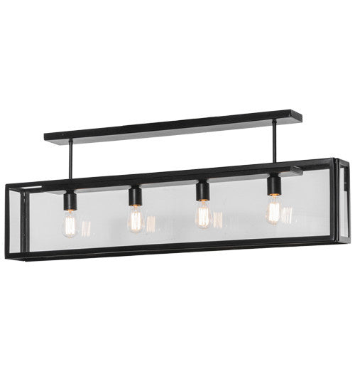 2nd Avenue - 200309-16.SB - Four Light Flush Mount - Affinity - Solar Black