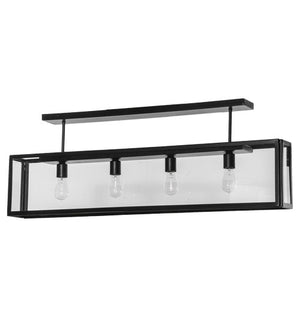 2nd Avenue - 200309-16.SB - Four Light Flush Mount - Affinity - Solar Black