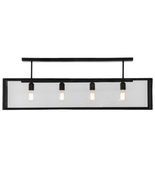 2nd Avenue - 200309-16.SB - Four Light Flush Mount - Affinity - Solar Black