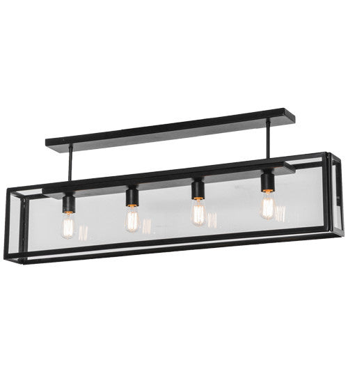 2nd Avenue - 200309-16.SB - Four Light Flush Mount - Affinity - Solar Black