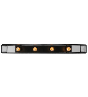 2nd Avenue - 200309-16.SB - Four Light Flush Mount - Affinity - Solar Black