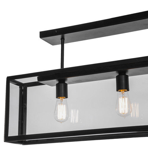 2nd Avenue - 200309-16.SB - Four Light Flush Mount - Affinity - Solar Black