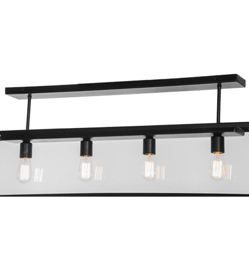 2nd Avenue - 200309-16.SB - Four Light Flush Mount - Affinity - Solar Black