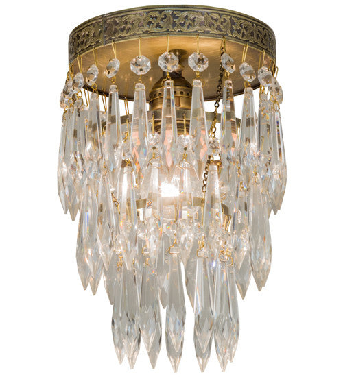 2nd Avenue - S18257-11 - One Light Flush Mount - Finnimore - Antique Brass