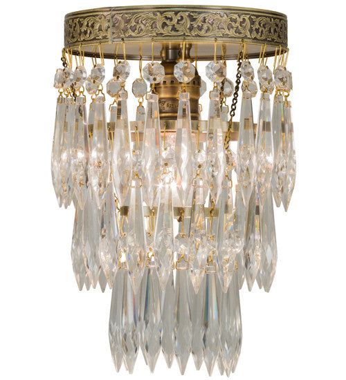 2nd Avenue - S18257-11 - One Light Flush Mount - Finnimore - Antique Brass