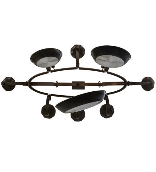 2nd Avenue - 87029.51.24H.26W - Eight Light Pot Rack - Handforged - Cajun Spice