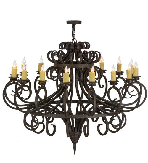 2nd Avenue - 871185.60.HC.CB - 16 Light Chandelier - Symen - Coffee Bean