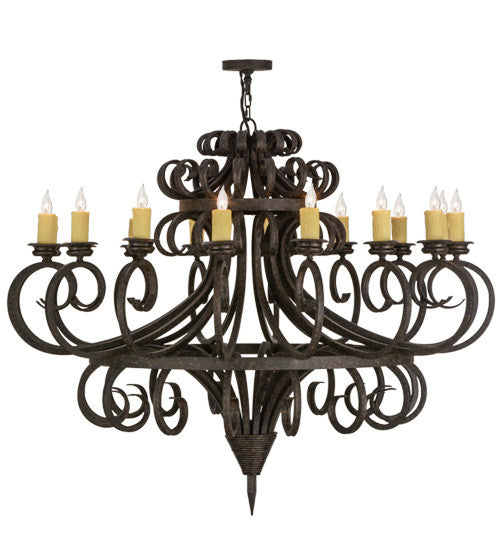 2nd Avenue - 871185.60.HC.CB - 16 Light Chandelier - Symen - Coffee Bean