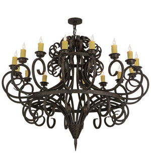 2nd Avenue - 871185.60.HC.CB - 16 Light Chandelier - Symen - Coffee Bean