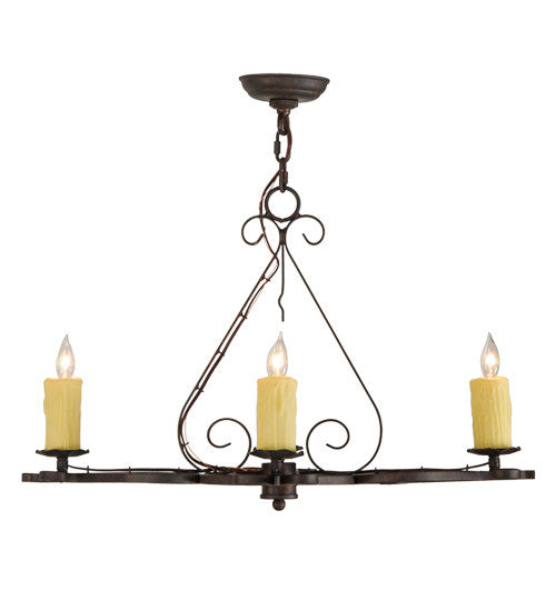 2nd Avenue - 8020.28.ES.CS - Four Light Chandelier - Elianna - Cajun Spice