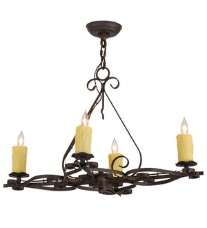 2nd Avenue - 8020.28.ES.CS - Four Light Chandelier - Elianna - Cajun Spice