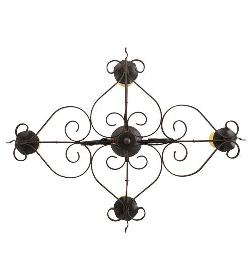 2nd Avenue - 8020.28.ES.CS - Four Light Chandelier - Elianna - Cajun Spice