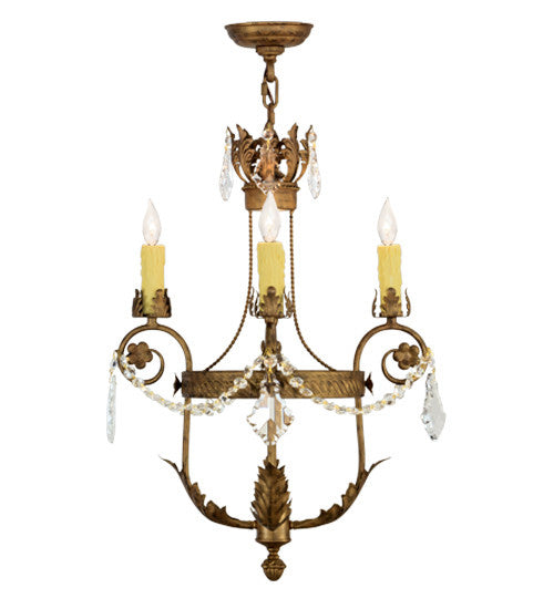 2nd Avenue - 87806.18.279X - Four Light Chandelier - Antonia - Spanish Gold