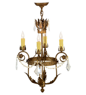 2nd Avenue - 87806.18.279X - Four Light Chandelier - Antonia - Spanish Gold