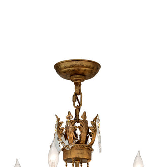 2nd Avenue - 87806.18.279X - Four Light Chandelier - Antonia - Spanish Gold