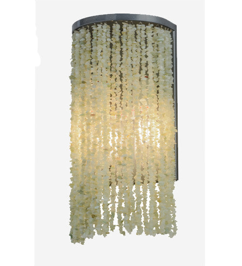 2nd Avenue - 202247-4.MOD - Two Light Wall Sconce - Jade - Black Chrome Over Nickel