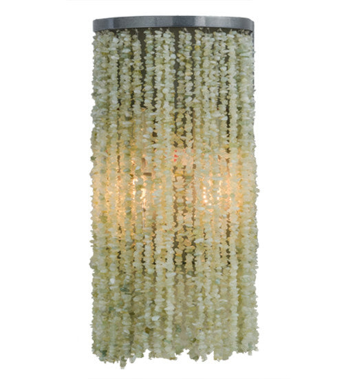 2nd Avenue - 202247-4.MOD - Two Light Wall Sconce - Jade - Black Chrome Over Nickel