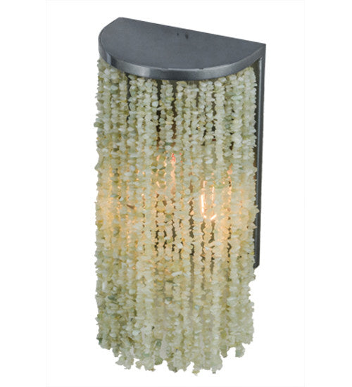 2nd Avenue - 202247-4.MOD - Two Light Wall Sconce - Jade - Black Chrome Over Nickel