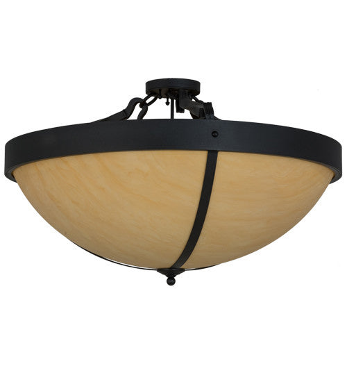 2nd Avenue - 39547-92 - Six Light Semi Flush Mount - Alysiales