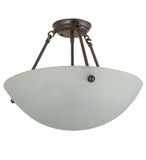 2nd Avenue - 222-23 - Three Light Semi Flush Mount - Cypola - Timeless Bronze