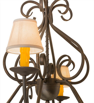 2nd Avenue - 216393-3 - Six Light Chandelier - Jenna - Gilded Tobacco