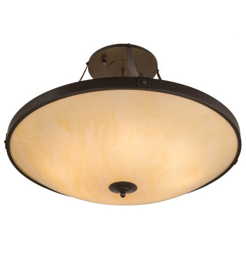 2nd Avenue - 1-0363045121-47.HO - Eight Light Semi-Flushmount - Urban - Timeless Bronze