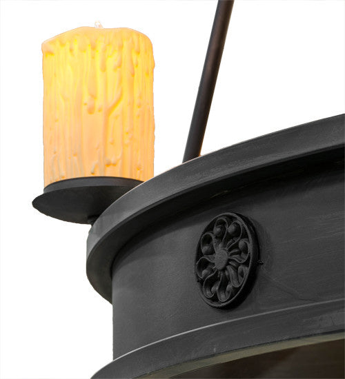 2nd Avenue - 62184-19 - Nine Light Chandelier - Lorenzo - Hand Rubbed Costello Black