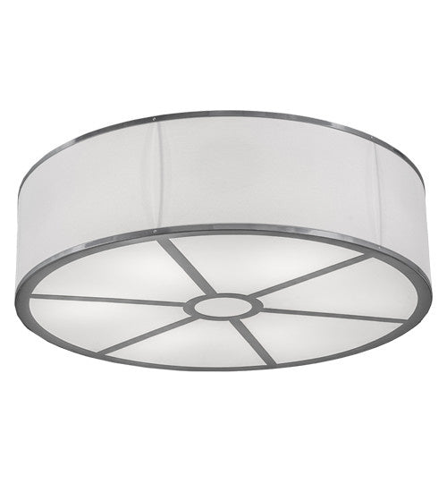 2nd Avenue - 48259-745 - Six Light Flush Mount - Cilindro - Extreme Chrome