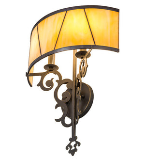 2nd Avenue - 203494-1 - Two Light Wall Sconce - Aneila - Timeless Bronze