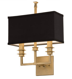 2nd Avenue - 202822-12 - Two Light Wall Sconce - Urbanite - Gold Metallic High Gloss