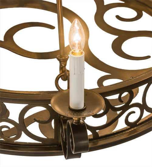 2nd Avenue - 01.0862.36.MOD - Eight Light Chandelier - Delano - Antique Copper