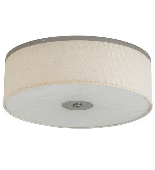 2nd Avenue - 17622-7 - Three Light Flush Mount - Cilindro - Nickel