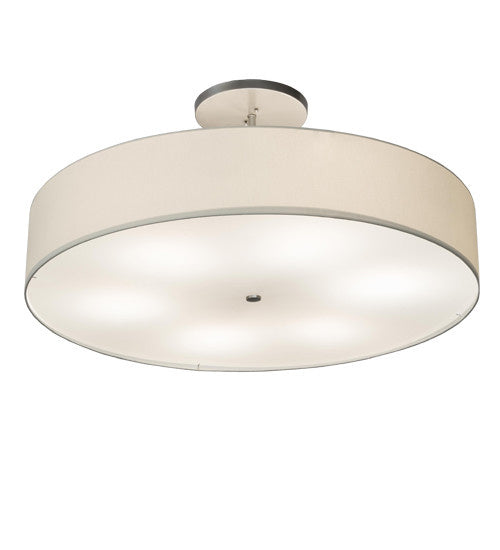 2nd Avenue - 202859-7 - Six Light Semi Flush Mount - Cilindro - Nickel