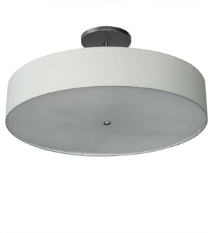 2nd Avenue - 202859-7 - Six Light Semi Flush Mount - Cilindro - Nickel