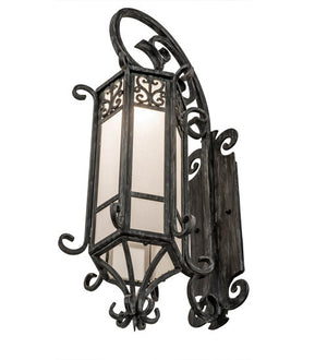 2nd Avenue - 3B02L.075U - One Light Wall Sconce - Caprice - Antique Iron Gate