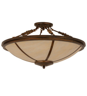 2nd Avenue - 56712-3 - Four Light Semi Flush Mount - Commerce - Vintage Copper