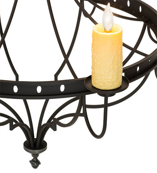 2nd Avenue - 58575-5 - Eight Light Chandelier - Bottini - Wrought Iron