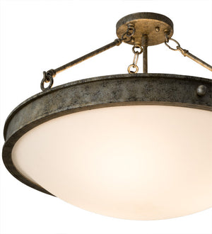 2nd Avenue - 47073-26 - Three Light Semi Flush Mount - Dionne - Corinth