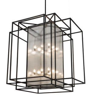 2nd Avenue - 48259-913 - 16 Light Pendant - Kitzi Box - Textured Black