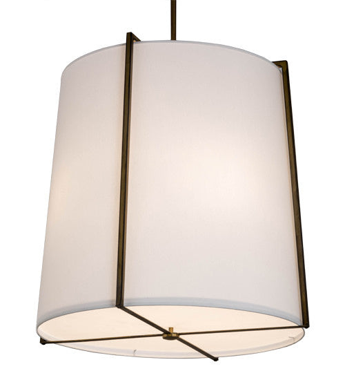 2nd Avenue - 32972-17 - Four Light Pendant - Cilindro - Aged Brass